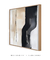 Quadro Decorativo Bege Brush 2 - Bless Art