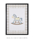 Quadro decorativo Cavalo de Balanço Bege - comprar online