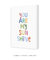 Quadro Decorativo You Are my Sunshine - comprar online