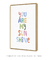 Quadro Decorativo You Are my Sunshine - Bless Art