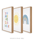 Trio Quadros Decorativos Arco-Íris Sunshine - loja online