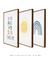 Trio Quadros Decorativos Arco-Íris Sunshine - loja online