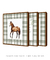 Trio Quadros Decorativos Cavalo Xadrez - loja online