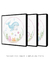 Trio Quadros Decorativos Fundo do Mar Menina - comprar online