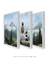 Trio Quadros Decorativos Montanhas - Bless Art