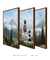 Trio Quadros Decorativos Montanhas - Bless Art