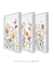 Trio Quadros Decorativos Primavera - Bless Art