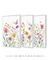 Trio Quadros Decorativos Primavera - loja online