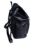 Mochila urbana negra con 3 bolsillos eco cuero - comprar online