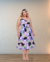 Vestido Midi Estampado Plus Size