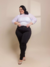 Cropped Vivian Plus Size na internet