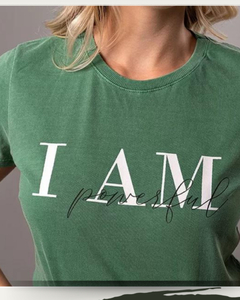 T-shirt I AM Verde