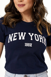 T-shirt New York Azul Marinho