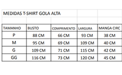 Imagem do T-shirt Gola alta Azul Marinho