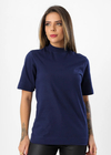 T-shirt Gola alta Azul Marinho