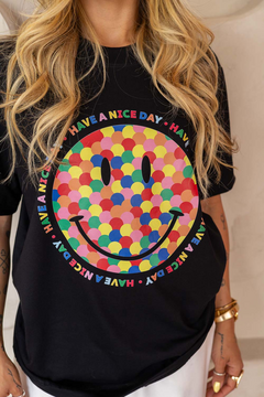 Max Tshirt Emoji Colorido Have a Nice Day - comprar online