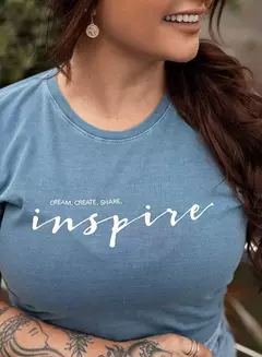 T-shirt Estonada Inspire Azul - comprar online