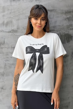 T-shirt Laços Off White