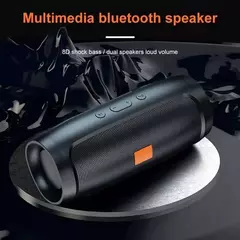 Alto-falante Bluetooth sem fio portátil, 8D Mini Soundbar, Estéreo duplo, Repr na internet