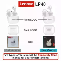 Original lenovo lp40 bluetooth fone de ouvido 5.0 som imersivo alta fidelidade t - comprar online