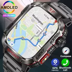 Relógio inteligente militar ao ar livre para homens, Smartwatch impermeável, G - comprar online