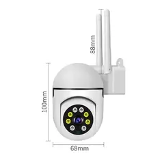 Ptz ip wifi cctv câmera de vigilância, câmera de segurança 1080p, com zoom 4 - comprar online