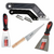 KIT RASPADOR DE REJUNTE + 2 ESPATULAS INOX + SERROTE DRYWALL