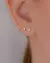 Brinco Mini Ear Cuff Corações no Dourado