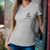 CAMISETA PERSONALIZADA FEMININA GOLA V - 10 unidades