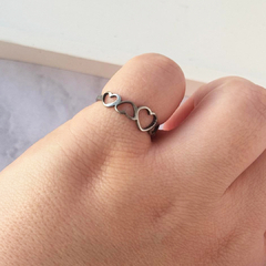 Anillo Corazones AQ - comprar online