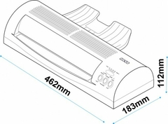 Plastificadora laminadora profesional DASA LM-330 A-3 (330mm x min) - Distribuidora Almagro, artículos de encuadernación