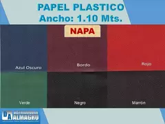 Papel Plástico nacional x 1.10 ancho v/c - tienda online