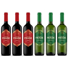 Kit Clássico com 6 Vinhos Do Frade Tinto Suave E Branco Suave