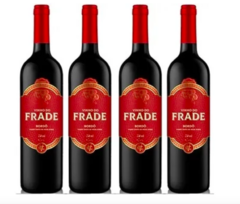 Kit com 4 Vinhos Tinto Suave Do Frade