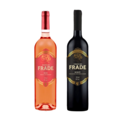 Kit com 2 vinhos Do Frade Rose e Demi-Sec