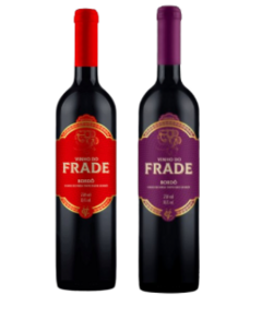 Kit com 2 Vinhos Do Frade Tinto Suave e Seco