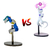 Kit 2 Boneco Dragon Ball Super Vegeta Sayajin Blue vs Freeza - comprar online