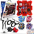 Kit Beyblade 6 in 4, 6 Beyblades + 4 Lançadores + 2 Arenas na internet