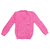 Blusa Infantil Gola V Pipoca Feminina - FG Tricot