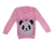 Blusa Infantil Gola Careca Panda Feminina na internet