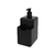 Dispensador de Jabon De Plastico Coza Single Negro