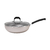 Wok Con Tapa Brinox 28 cm 4,10L Linea Saffron Champagne