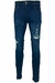 PANTALON DE MEZCLILLA RASGADO DESLAVADO SKINNY