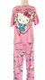 PIJAMA HELLO KITTY 3 PIEZAS COLOR ROSA