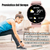 Smartwatch GP002 Reloj Inteligente Malla Negra Compatible con Samsung Xiaomi y Otros