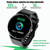 Smartwatch GP002 Reloj Inteligente Malla Negra Compatible con Samsung Xiaomi y Otros