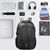 Imagen de Mochila Antirrobo Urbana Impermeable Usb Porta Notebook Con Candado 35L