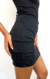 Saia Short Cargo Preto Lisa