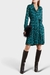 Vestido Midi Diane Von Furstenberg Dory Belted Leopard Azul M - comprar online