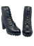 Bota Feminina Cano Baixo Tratorada Salto Alto Moleca 5325.123 - comprar online